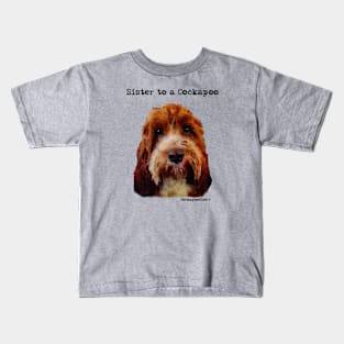 Cockapoo Dog Sister Kids T-Shirt